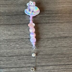 Cat badge reel
